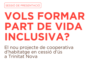Vols formar part de Vida Inclusiva? El 10 de juny, vine a la sessió de presentació